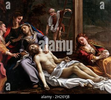 Lamento di Cristo di Correggio (Antonio Allegri da Correggio, 1489-1534), olio su tela, 1524 Foto Stock