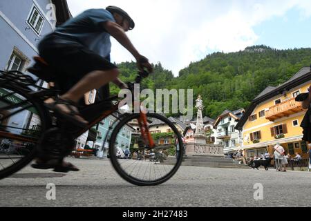 Hallstatt am Hallstätter See, Österreich, Europa - Hallstatt sul Lago di Hallstatt, Austria, Europa Foto Stock