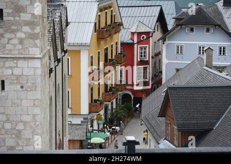 Hallstatt am Hallstätter See, Österreich, Europa - Hallstatt sul Lago di Hallstatt, Austria, Europa Foto Stock