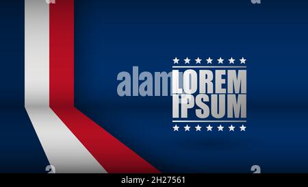EPS10 Vector Patriotic sfondo con i colori della bandiera della Francia. Un elemento di impatto per l'uso che si desidera fare di esso. Illustrazione Vettoriale
