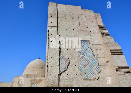 Jahongir Mausoleo, complesso Hazrati Imam, Shahrisabz, Regione Qashqadaryo, Uzbekistan, Asia centrale Foto Stock