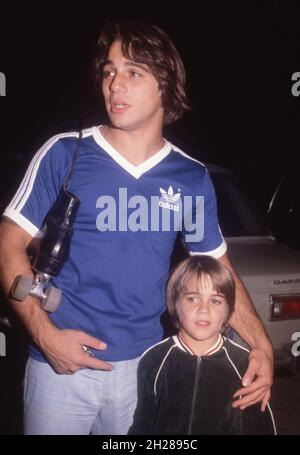 Tony Danza e il figlio Marc Anthony Danza Circa 1979 credito: Ralph Dominguez/MediaPunch Foto Stock