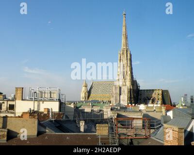 Der Stephansdom a Vienna, Österreich, Europa - Cattedrale di Santo Stefano a Vienna, Austria, Europa Foto Stock
