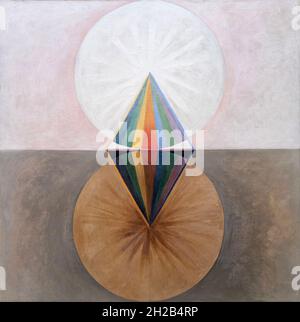 Vintage Hilma af Klint artwork - The Swan, No 12, Group IX:Suw Foto Stock