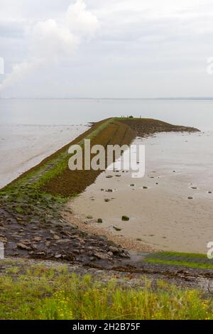 Molo di Scheldt vicino a Bath Foto Stock