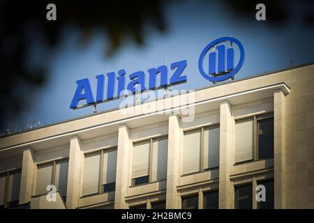 Allianz-Bürohaus, Joachimstaler Straße, Charlottenburg, Berlino, Germania Foto Stock