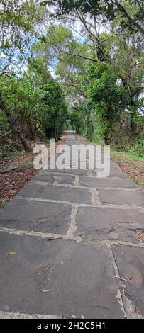 Il Taipingling Sea View Trail, New Taipei City, 18 ottobre 2021, Taiwan Foto Stock