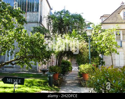 Museo di Montmartre ingresso al Giardino del Museo di Montmartre a Parigi, Francia Foto Stock