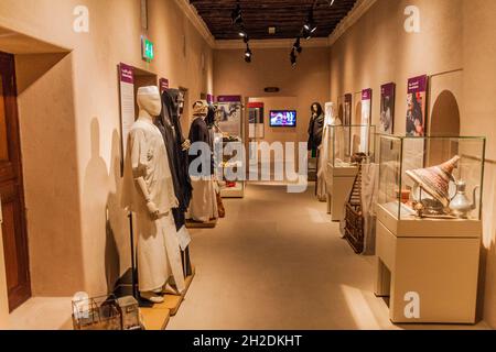 SHARJAH, Emirati Arabi Uniti - 11 MARZO 2017: Interno del Museo del Patrimonio Sharjah. Foto Stock