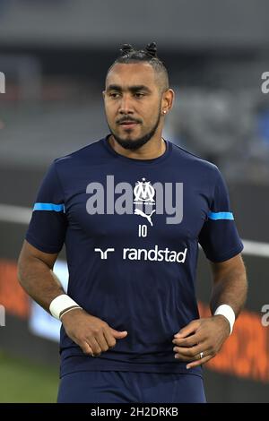 Roma, Italia. 21 ottobre 2021. Dimitri Payet dell'Olympique de Marseille durante la partita del gruppo e della UEFA Europa League tra Lazio Roma e Olympique de Marseille allo Stadio Olimpico il 21 ottobre 2021 a Roma. Credit: Live Media Publishing Group/Alamy Live News Foto Stock