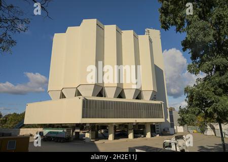 Getreidesilo, Westhafen, Moabit, Berlino, Germania Foto Stock