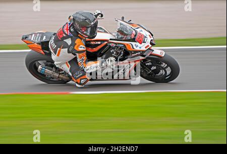 Bennetts British Superbike, 65, Josh Owens, Rapid CDH Racing Kawasaki Foto Stock