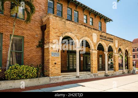 Roetzel e Andress, Franklin Arms Building, First Street, Fort Myers, Florida Foto Stock