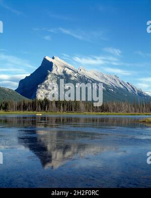 Canada. Alberta. Banff National Park, Mount Rundle. Foto Stock