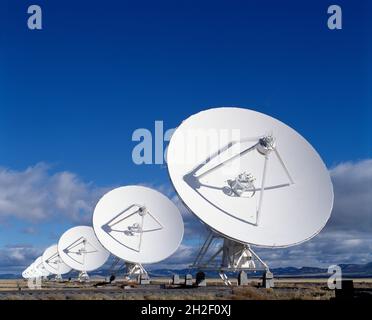 Stati Uniti. Nuovo Messico. Contea di Socorro. Radiotelescopi ad array molto grandi. Foto Stock