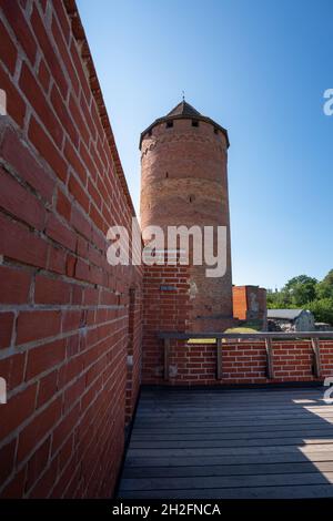 Torre del Castello di Turaida - Sigulda, Lettonia Foto Stock