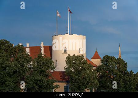 Castello di riga - residenza ufficiale del Presidente della Lettonia - riga, Lettonia Foto Stock