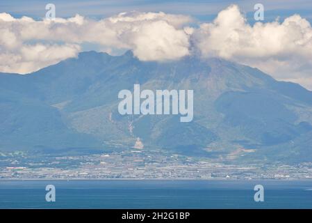 Mt. Unzen fugen, Prefettura di Nagasaki, Giappone Foto Stock