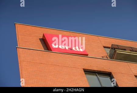 Ver.di-Bundesverwaltung, Paula-Thiede-Ufer 10, Köpenicker Straße, Kreuzberg, Friedrichshain-Kreuzberg, Berlino, Germania Foto Stock