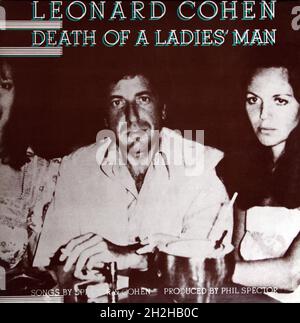 Leonard Cohen: 1977. Copertina LP: Death of A Ladies' Man Foto Stock