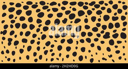 Immagine vettoriale del colore di sfondo del ghepardo Illustrazione Vettoriale
