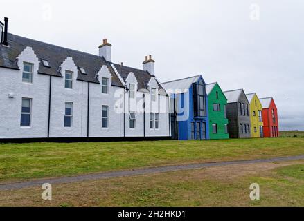 L'hotel Inn at John o'Groats sulla North Coast 500 percorso turistico in Scozia settentrionale, Regno Unito - 18 luglio 2021 Foto Stock