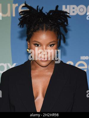 21 Ottobre 2021 - Los Angeles, California - Courtney Taylor. Los Angeles Premiere della Stagione 5 ''insicuro'' di HBO. (Credit Image: © Billy Bennight/AdMedia via ZUMA Press Wire) Foto Stock