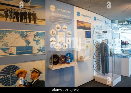 Il Cradle of Aviation Museum commemora la storia di Long Island dei risultati dei voli, New York, USA 2021 Foto Stock