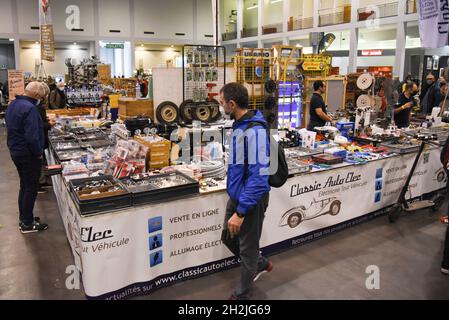 Padova, Italia. 22 ottobre 2021. Inaugurazione Auto e Moto d'epoca durata Inaugurazione Auto e Moto d'epoca, News in Padova, Italia, 22 ottobre 2021 Credit: Independent Photo Agency/Alamy Live News Foto Stock