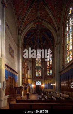 Chapelle des Macchabées o Cappella dei Maccabei, Cattedrale di San Pietro, Ginevra, Svizzera Foto Stock