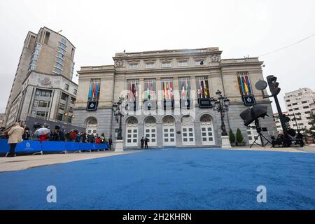 Asturias, Spagna. 22 ottobre 2021. Cerimonia di premiazione della Principessa delle Asturie, 22 ottobre 2021 credito: CORDON PRESS/Alamy Live News Foto Stock