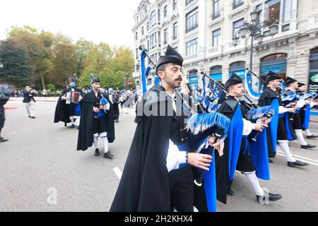 Asturias, Spagna. 22 ottobre 2021. Cerimonia di premiazione della Principessa delle Asturie, 22 ottobre 2021 credito: CORDON PRESS/Alamy Live News Foto Stock