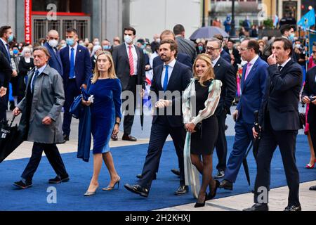 Nel corso dei premi Princess of Asturias Awards 2021 a Oviedo, venerdì 22 ottobre 2021. Credit: CORDON PRESS/Alamy Live News Foto Stock