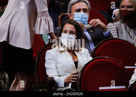 Asturias, Spagna. 23 ottobre 2021. Oviedo. Spagna. 20211023, Paloma Rocasolano partecipa al Gala di cerimonia durante i premi Princess of Asturias Awards 2021 al Teatro Campoamor il 23 ottobre 2021 a Oviedo, Spagna Credit: MPG/Alamy Live News Foto Stock