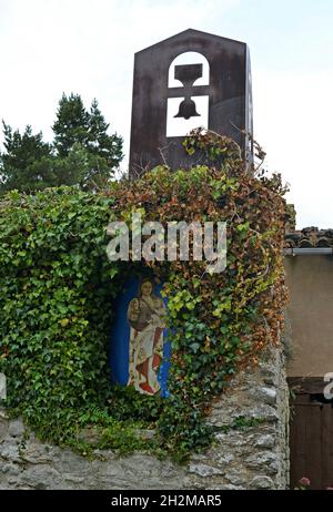 El far Sanctuary si trova nel comune di Susqueda, regione la Selva, Catalogna, Spagna Foto Stock