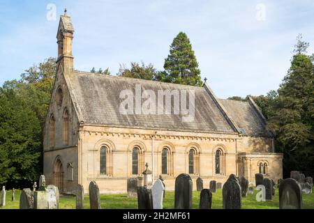 Howick Parish Church, St Michael and All Angels, Howick, Northumberland, Inghilterra, Regno Unito Foto Stock