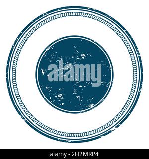 Timbro. Consistenza grunge bianca sul timbro. Illustrazione vettoriale Illustrazione Vettoriale