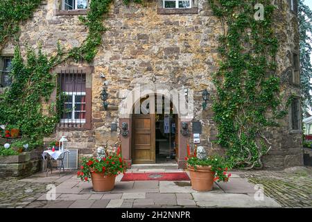 Rapunzelburg, Trendelburg, Hessen, Germania Foto Stock