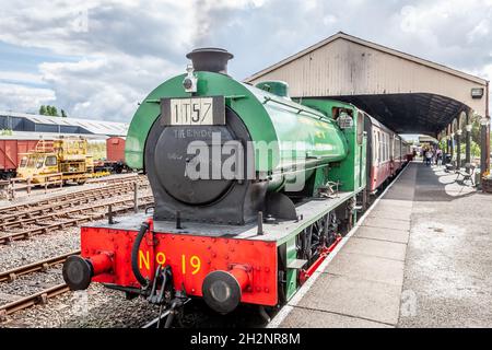 NCB No.19, stazione Boness, Falkirk, Scozia, Regno Unito Foto Stock