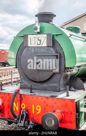 NCB No.19, stazione Boness, Falkirk, Scozia, Regno Unito Foto Stock