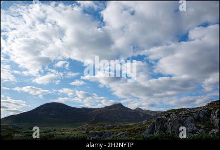 Una selezione di immagini scattate nella regione di Connemara della Contea di Galway, paesaggi d'Irlanda e la Wild Atlantic Way. Foto Stock