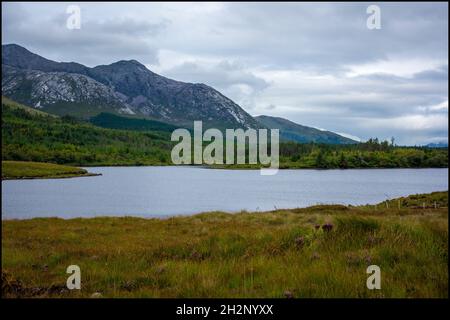 Una selezione di immagini scattate nella regione di Connemara della Contea di Galway, paesaggi d'Irlanda e la Wild Atlantic Way. Foto Stock