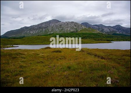 Una selezione di immagini scattate nella regione di Connemara della Contea di Galway, paesaggi d'Irlanda e la Wild Atlantic Way. Foto Stock