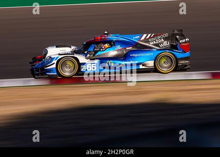 65 Canal Julien (fra), Stevens Will (gbr), Allen James (aus), Panis Racing, Oreca 07 - Gibson, in azione durante la 2021 4 ore di Portimao, 5° round della 2021 European le Mans Series, dal 21 al 24 ottobre 2021 sul circuito Internazionale di Algarve, a Portimao, Portogallo - Foto: Joao Filipe/DPPI/LiveMedia Foto Stock