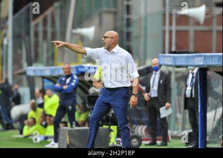 Salerno, Italia. 23 ottobre 2021. giocatore di Salernitana, durante la partita della Serie Italiana A campionato tra Salernitana vs risultato finale Empoli, partita disputata allo Stadio Aerechi di Salerno. Salerno, Italia, 23 ottobre 2021. (Foto di Vincenzo Izzo/Sipa USA) Credit: Sipa USA/Alamy Live News Foto Stock