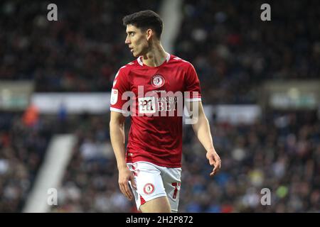 WEST BROMWICH, REGNO UNITO. 23 OTTOBRE Callum o'Dowda di Bristol City durante la partita del Campionato Sky Bet tra West Bromwich Albion e Bristol City presso The Hawthorns, West Bromwich sabato 23 Ottobre 2021. (Credit: Simon Newbury | MI News) Credit: MI News & Sport /Alamy Live News Foto Stock