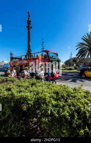 SPAGNA. CATALOGNA. BARCELLONA, RAMBLA Foto Stock