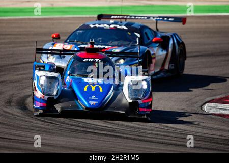 65 Canal Julien (fra), Stevens Will (gbr), Allen James (aus), Panis Racing, Oreca 07 - Gibson, in azione durante la 2021 4 ore di Portimao, 5° round della 2021 European le Mans Series, dal 21 al 24 ottobre 2021 sul circuito Internazionale di Algarve, a Portimao, Portogallo - Foto: Joao Filipe/DPPI/LiveMedia Foto Stock