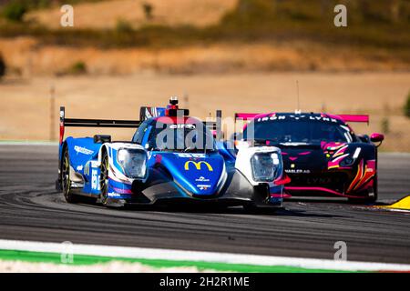 65 Canal Julien (fra), Stevens Will (gbr), Allen James (aus), Panis Racing, Oreca 07 - Gibson, in azione durante la 2021 4 ore di Portimao, 5° round della 2021 European le Mans Series, dal 21 al 24 ottobre 2021 sul circuito Internazionale di Algarve, a Portimao, Portogallo - Foto: Joao Filipe/DPPI/LiveMedia Foto Stock