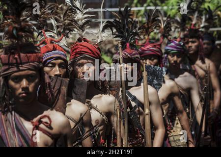 INDONESIA, ISOLA DI ALOR, VILLAGGIO DI TAPKALA, TRIBÙ DI ABUI, Foto Stock